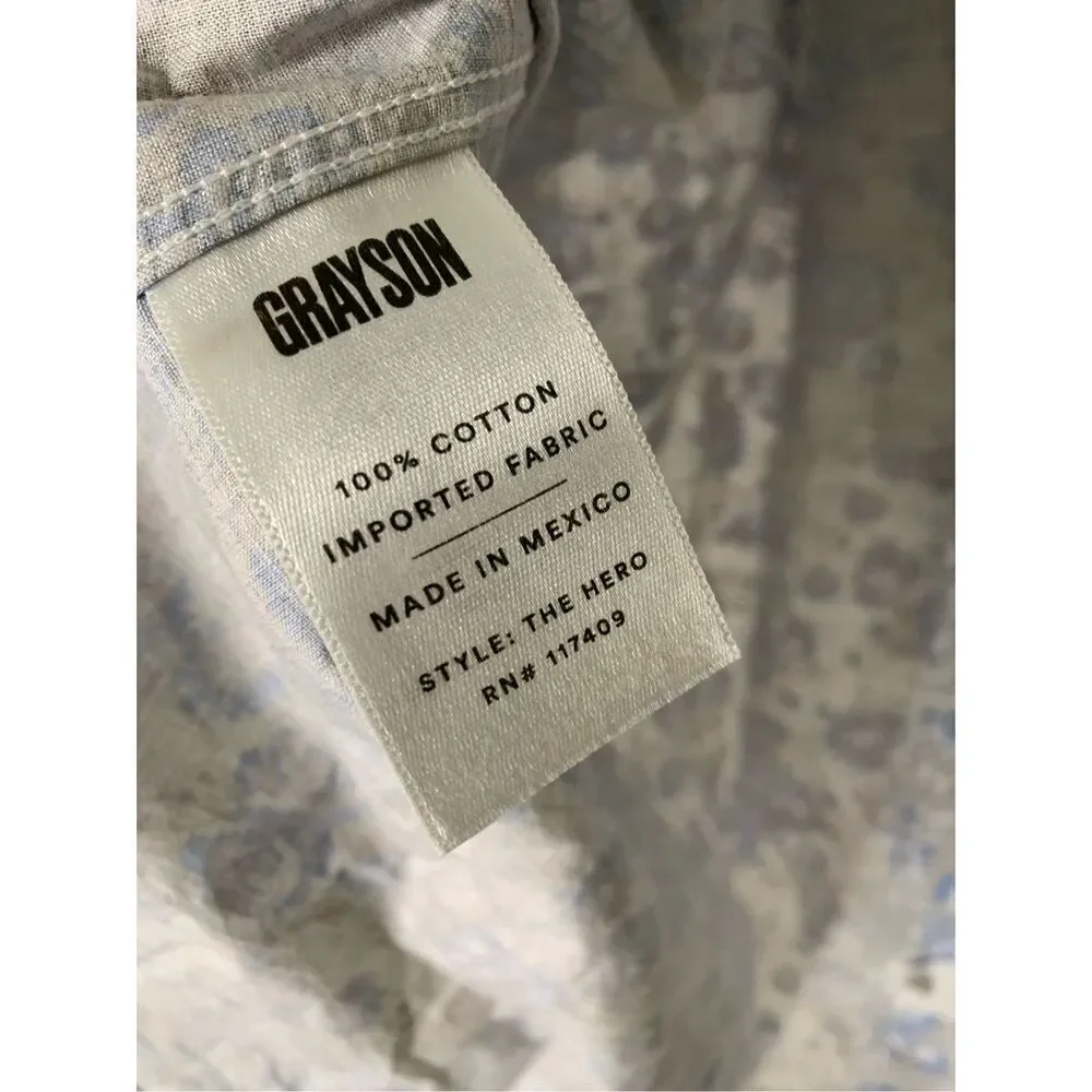 Grayson by Frank & Eileen 100% cotton button down shirt floral women's size 3
